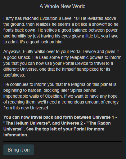 New universe