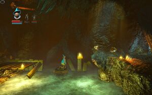 Toxic Water in cave
