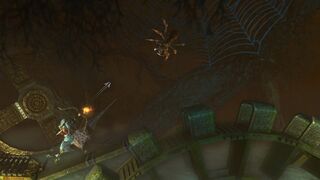 Spider being killed by Zoya
