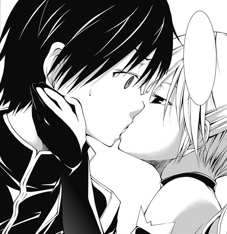 Image - Arata Lieselotte kiss ch12 MA.jpg | Trinity Seven Wiki | FANDOM