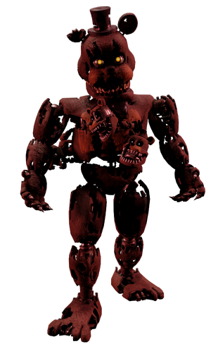 glow in the dark nightmare freddy