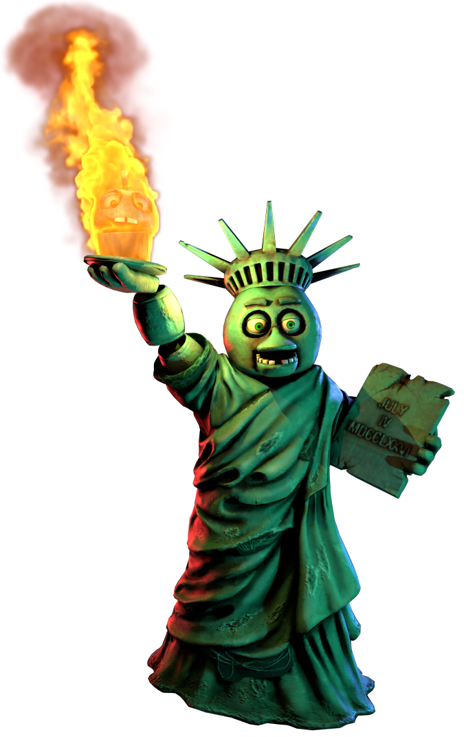 Fnaf Ar Liberty Chica Png