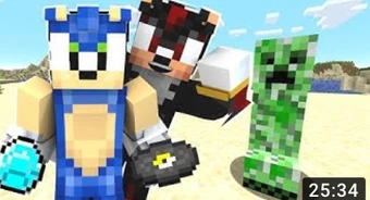 sonic and minecraft