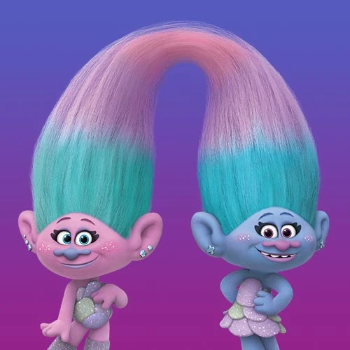 Chenille And Satin Trolls