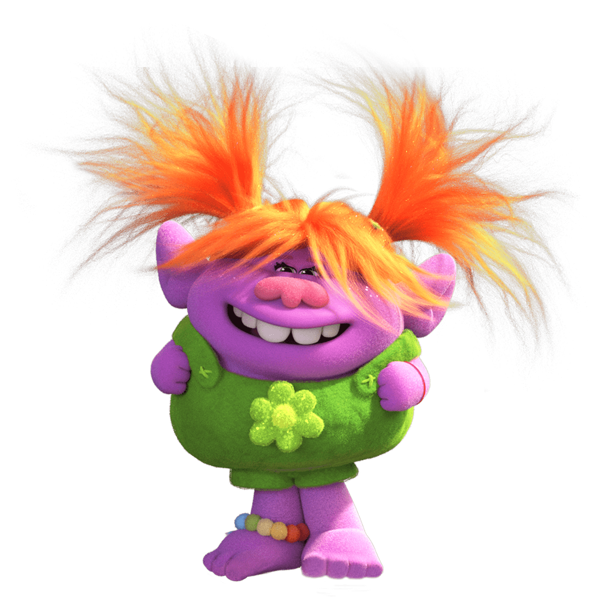 troll toy with crazy hair