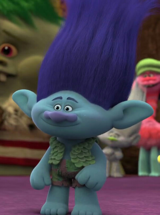 trolls with colored hair