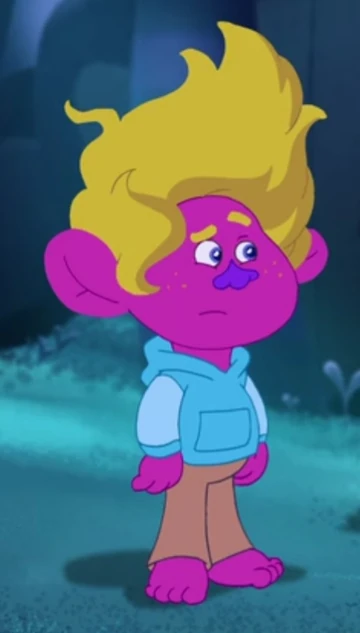 troll with blonde hair