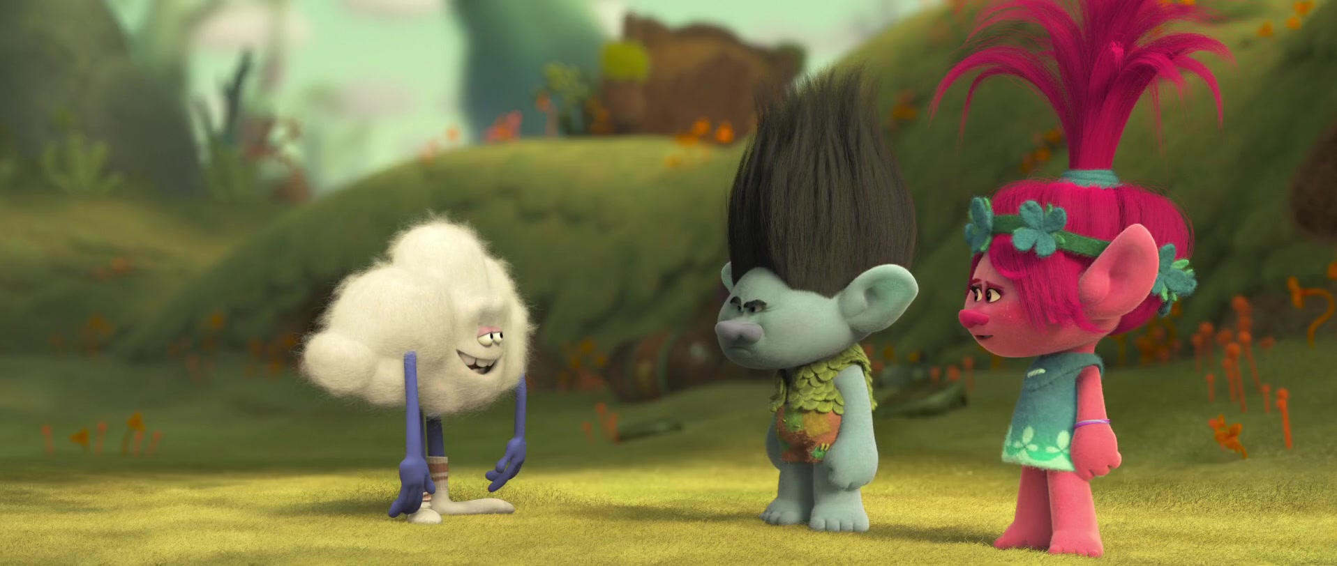 Image - Poppy, branch and cloud guy.jpg | Trolls (film) Wikia | FANDOM ...