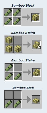 Bamboo Cratf Art How To Craft Bamboo In Minecraft