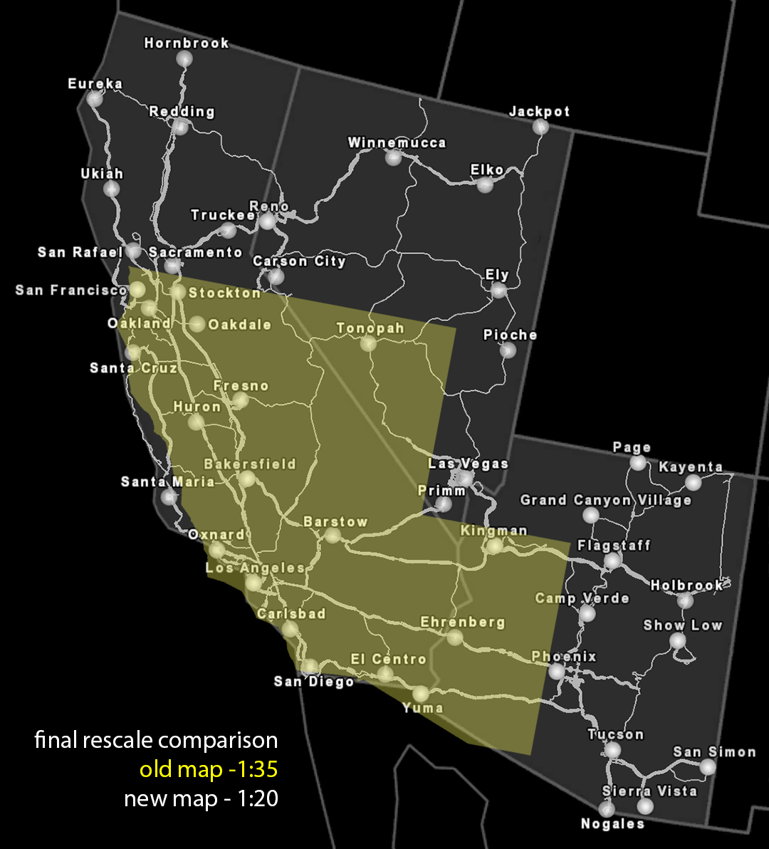 Bild American Truck Simulator Rescale Map Png Truck