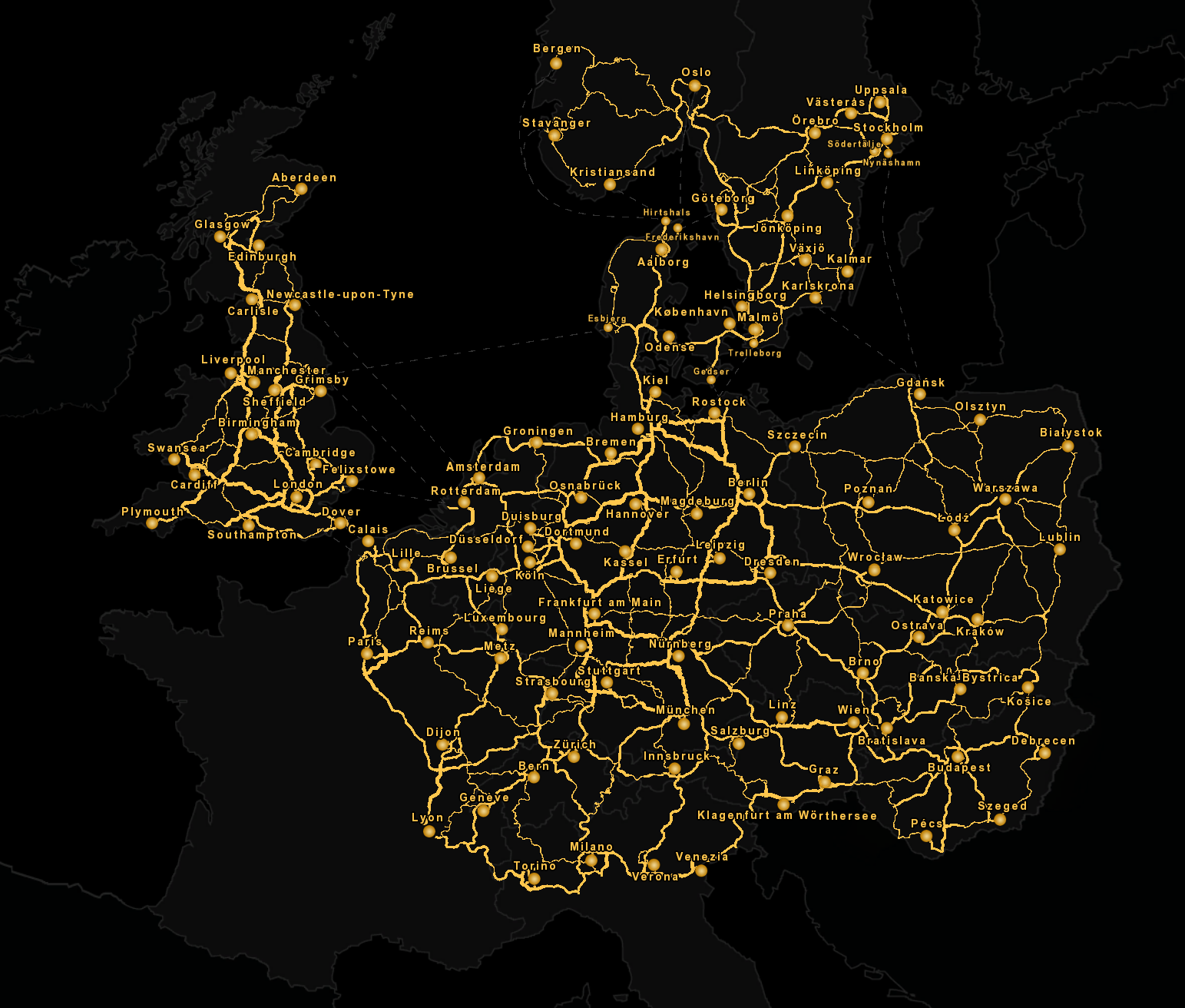 Euro Truck Simulator 2 Original Map Ets2 - Lessons - Blendspace