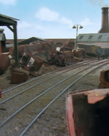 Sodor Ironworks Thomas The Slender Engine Roblox Wiki Fandom - thomas the slender engine roblox wiki