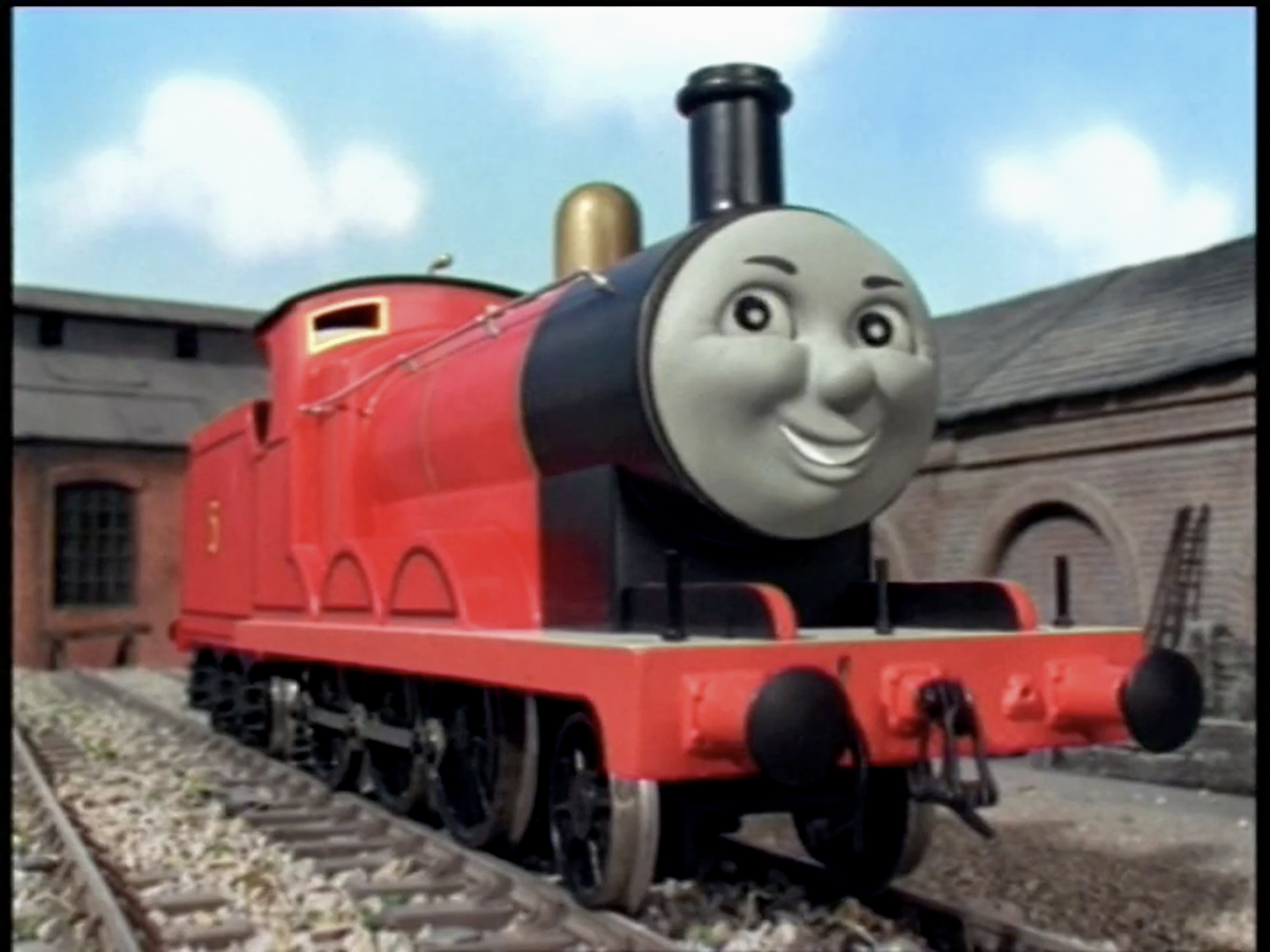 thomas james the red engine