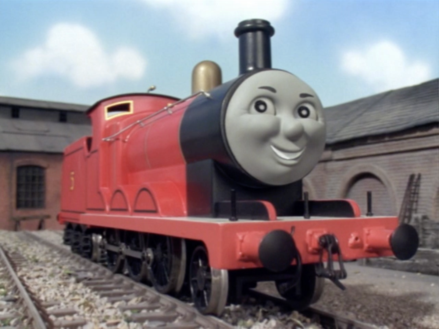 thomas james the red engine