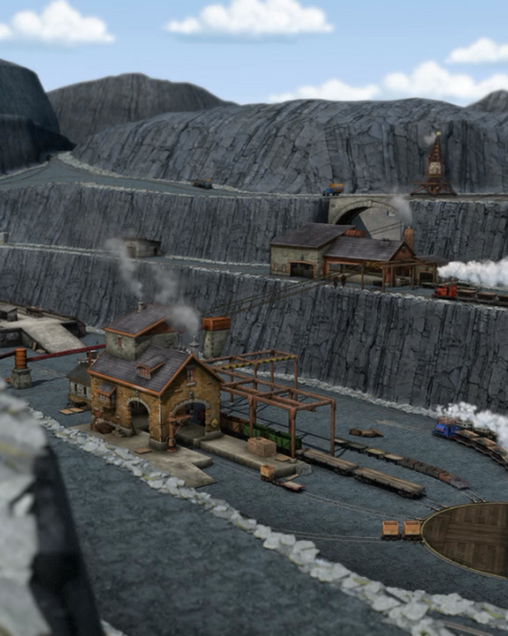 blue mountain quarry set