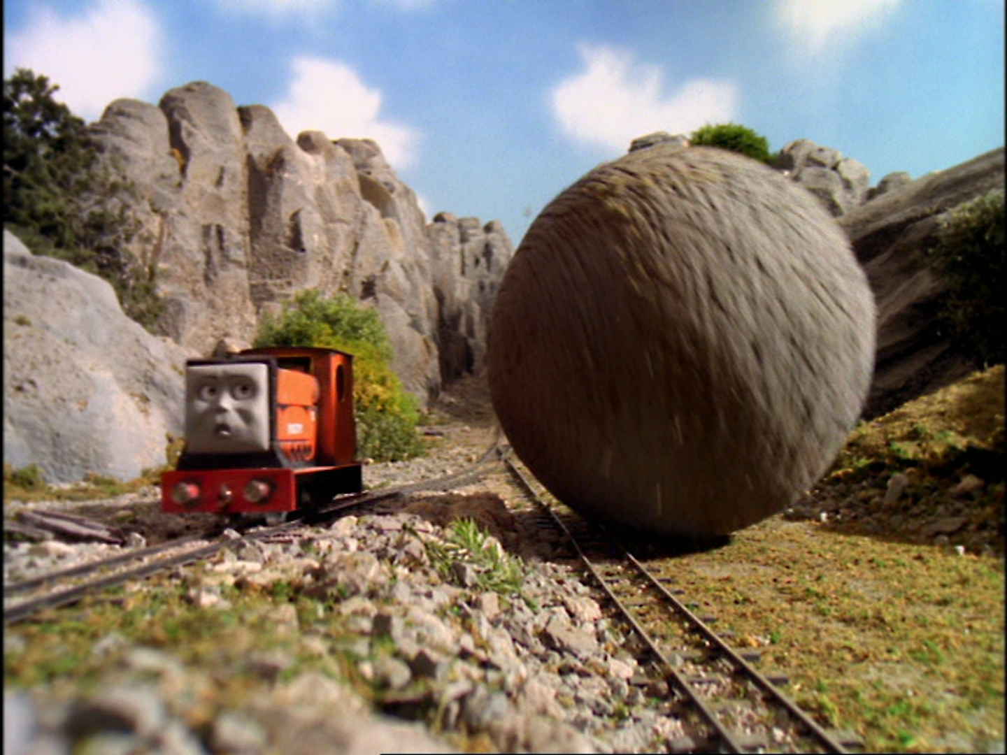 thomas the tank engine rusty and the boulder