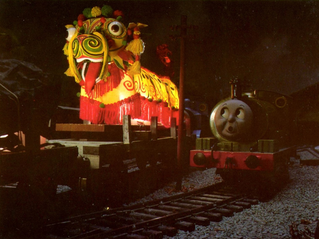 thomas the tank engine chinese dragon