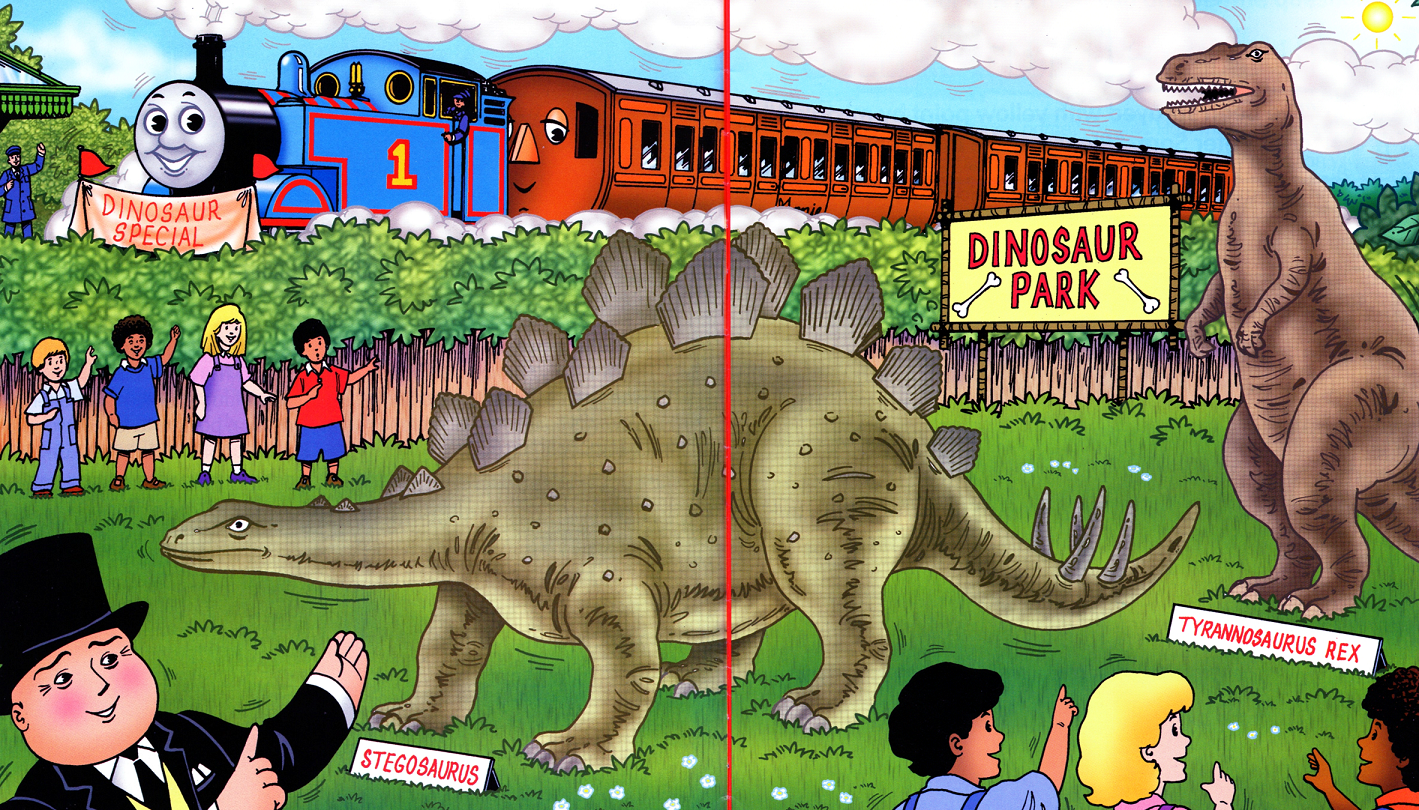 thomas the train dinosaur