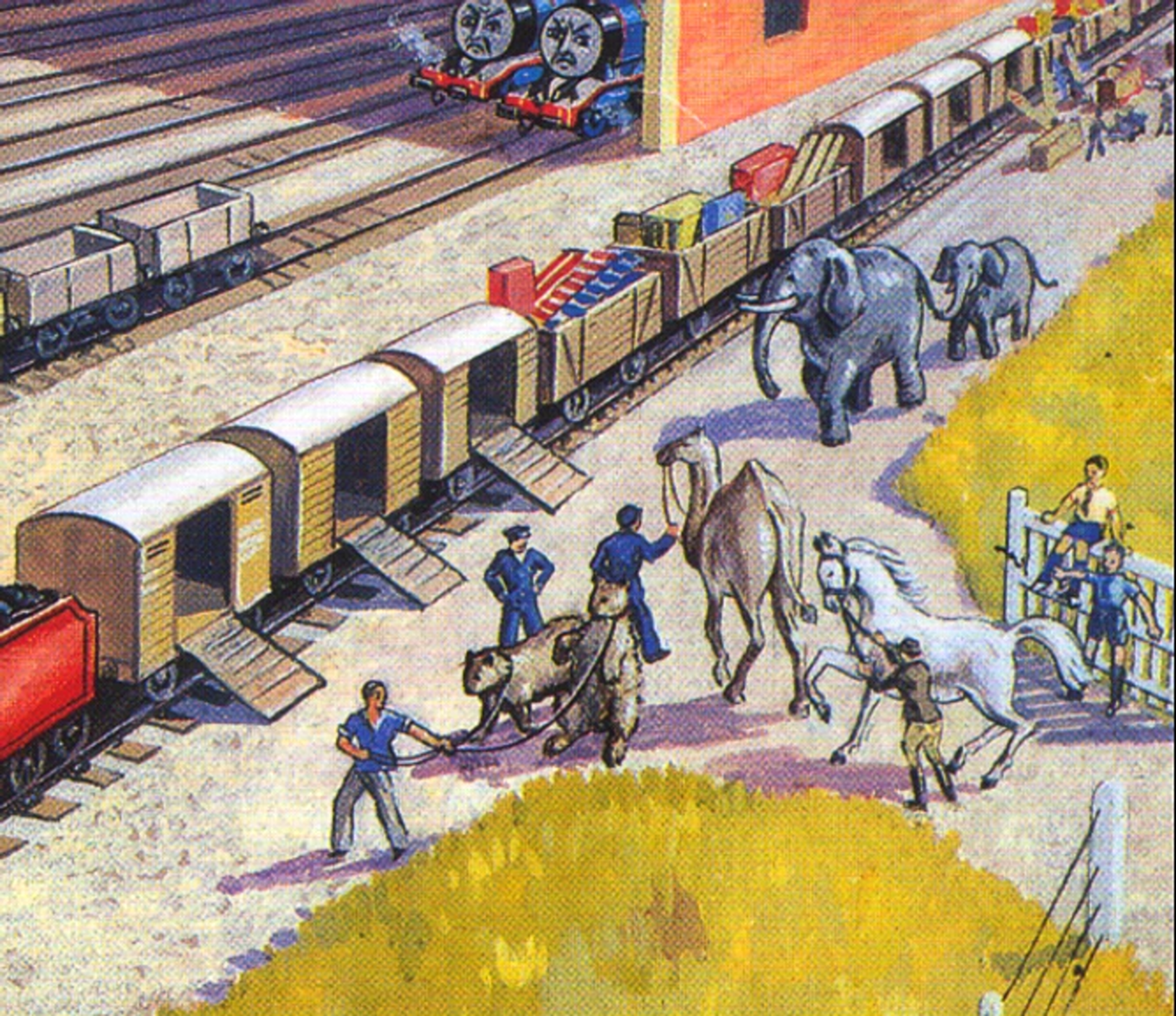 thomas circus train