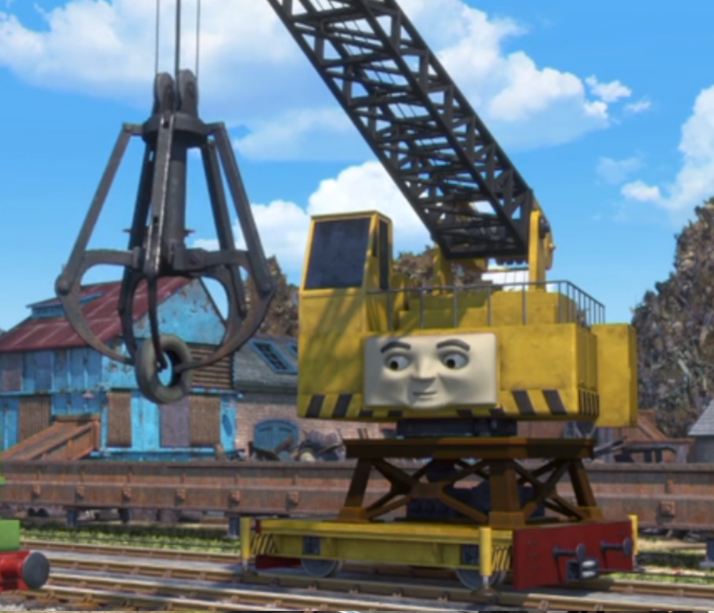 yellow crane thomas friends