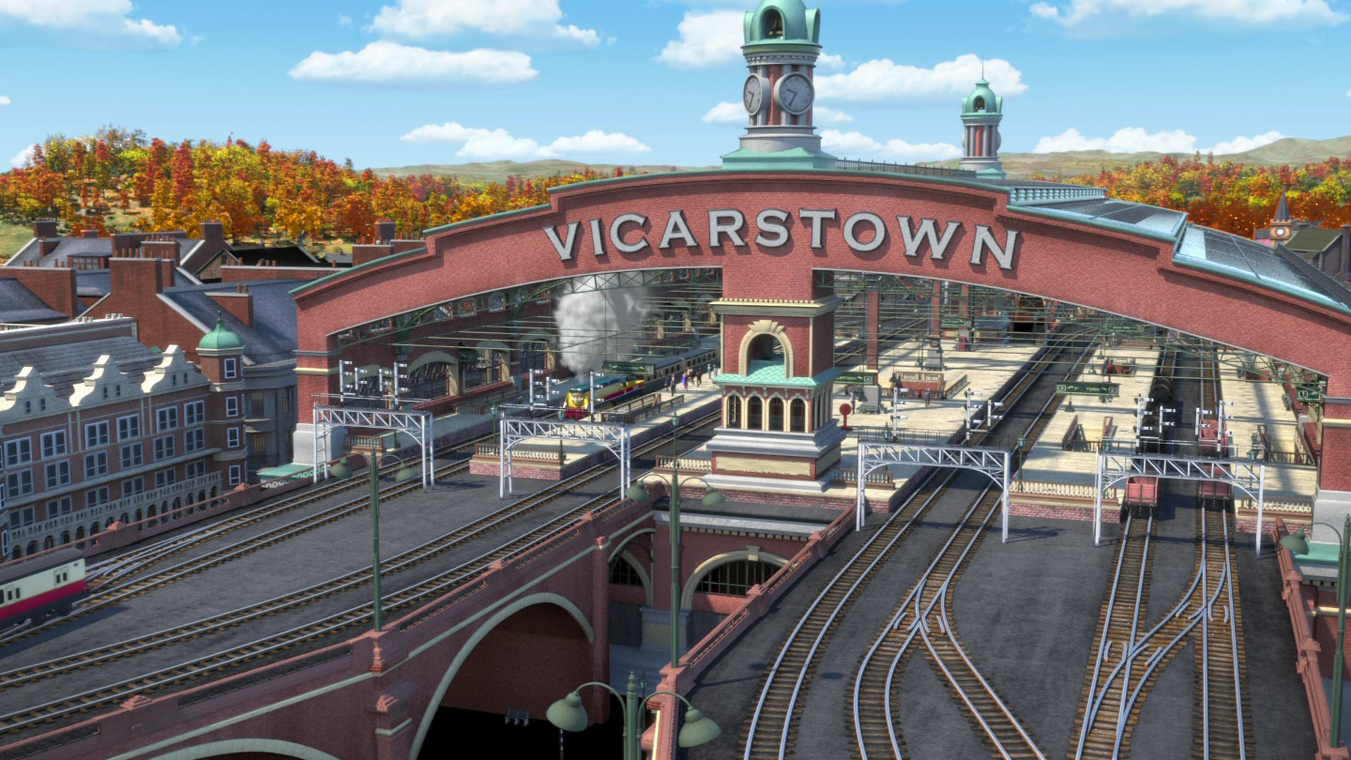 thomas and friends vicarstown station