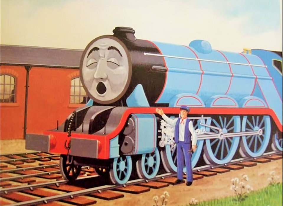 thomas the tank engine off the rails