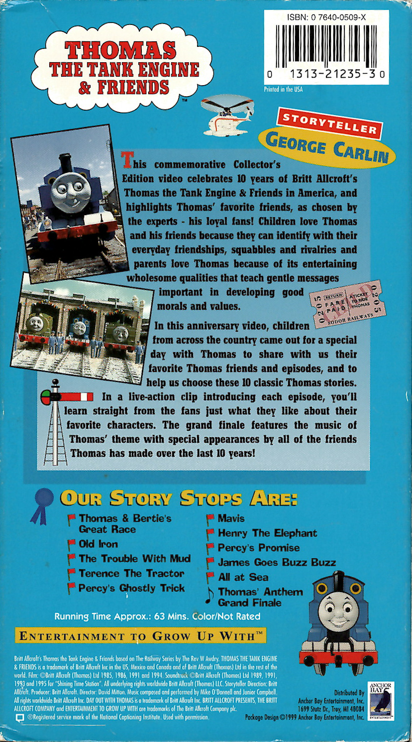 10 Years Of Thomas The Tank Engine Vhs Video Cassette - vrogue.co