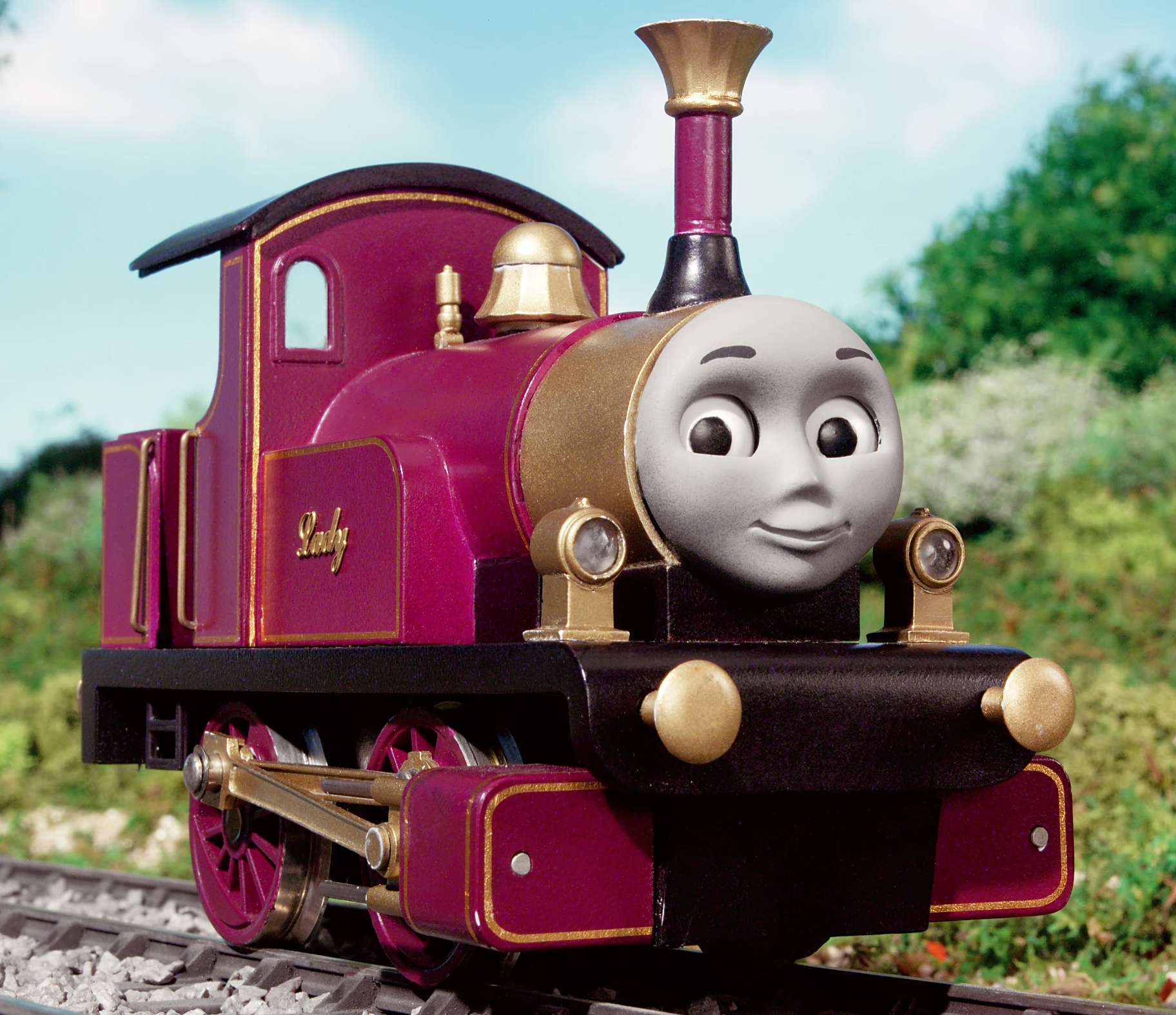 purple train from thomas the tank engine