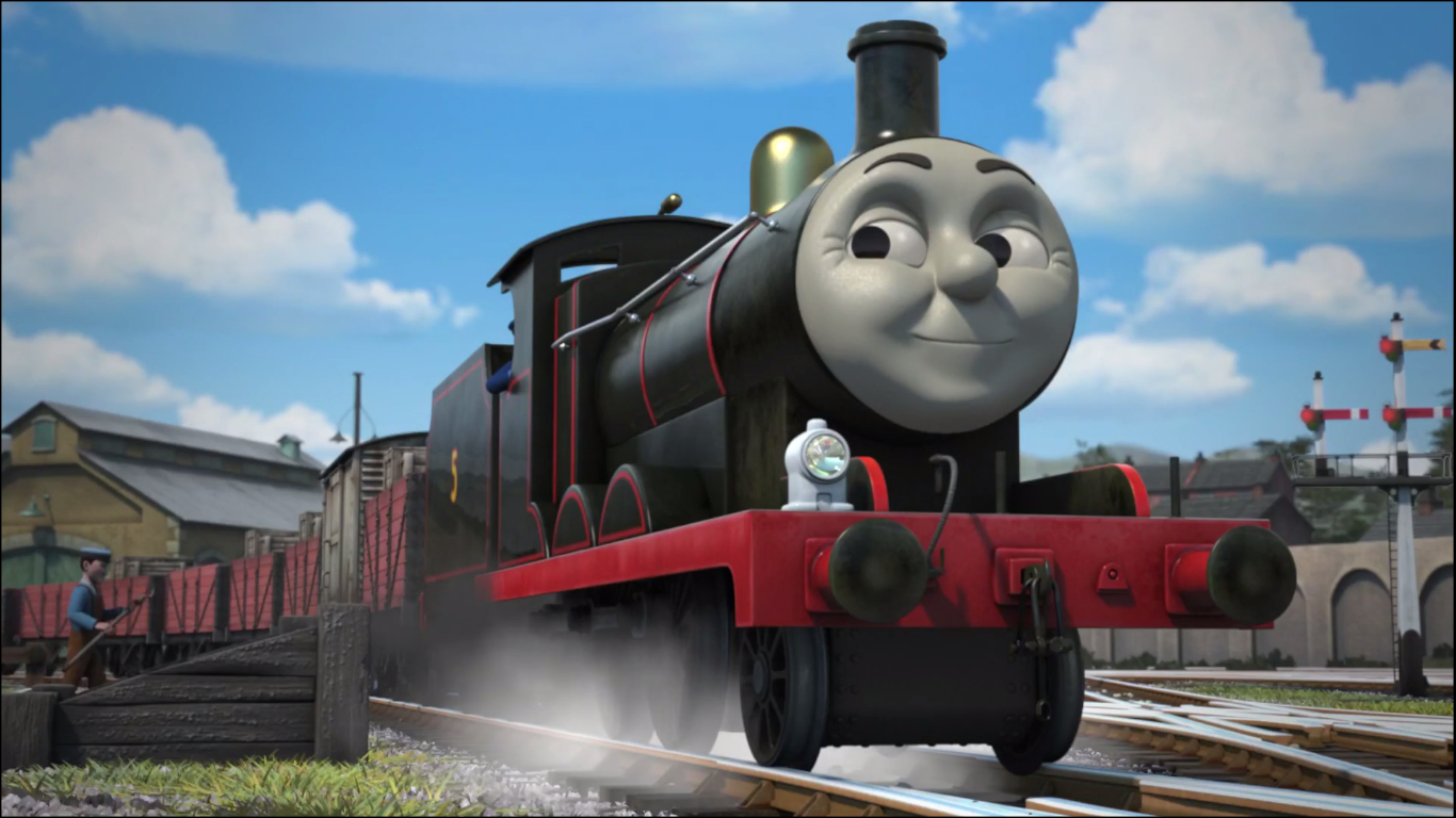 thomas the train black james