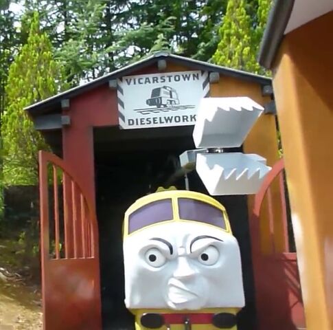 File:Diesel10DieselworksShed(ThomasLandJapan).jpeg