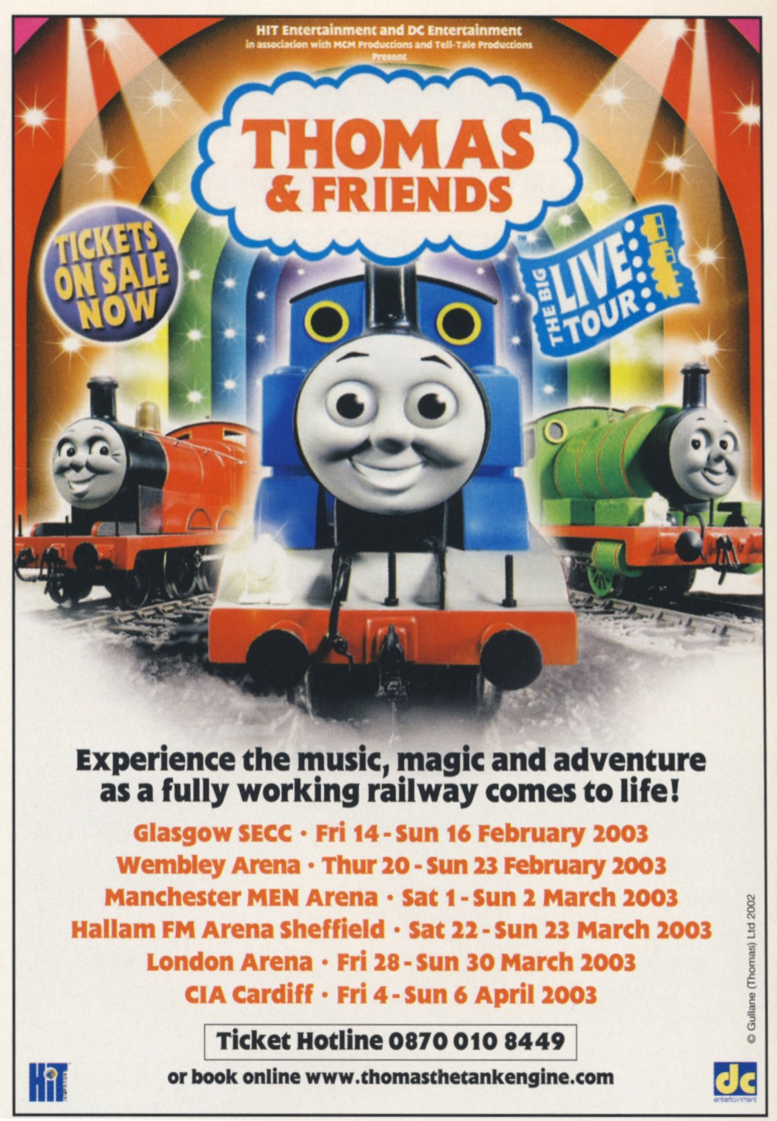 thomas & friends tour