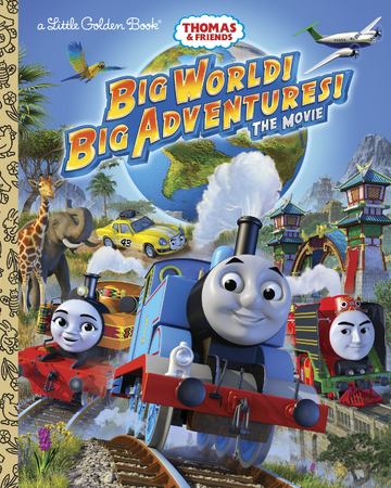 Big World Big Adventures Golden Book Thomas The Tank Engine