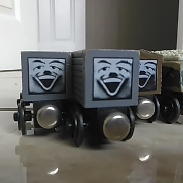 thomas wooden railway white face troublesome truck ebay