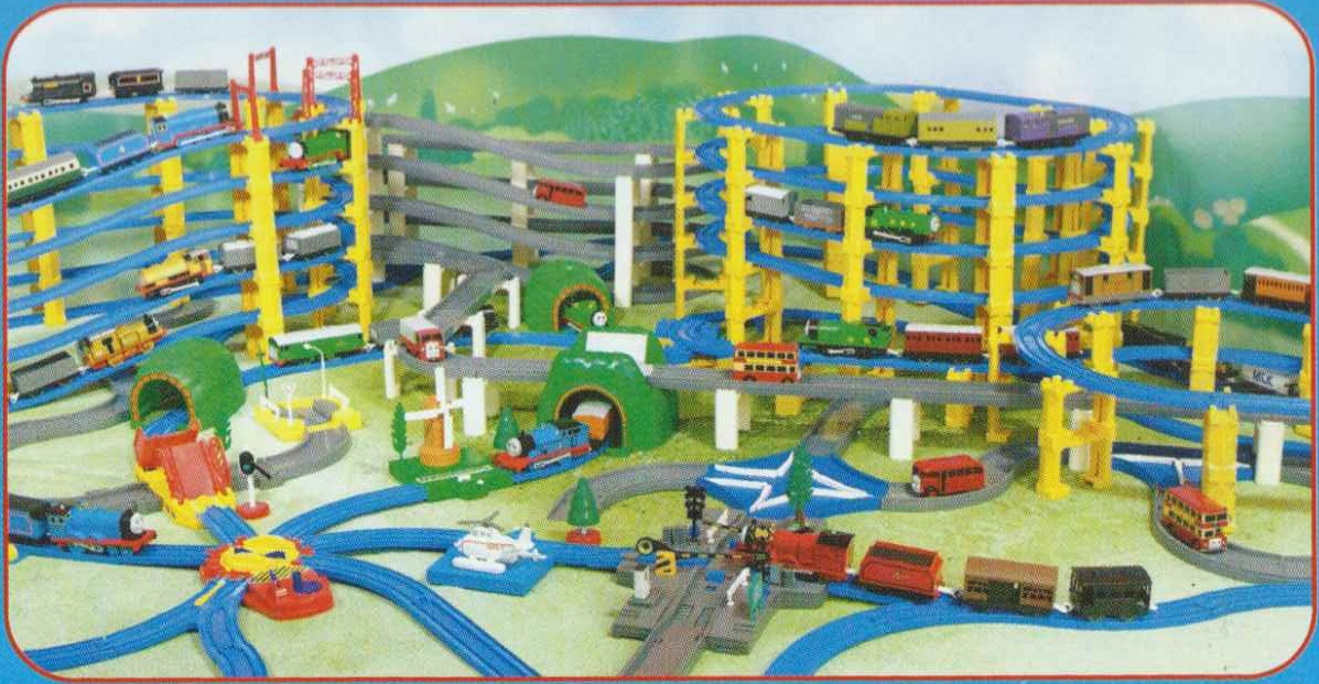 tomy motorized road rail system