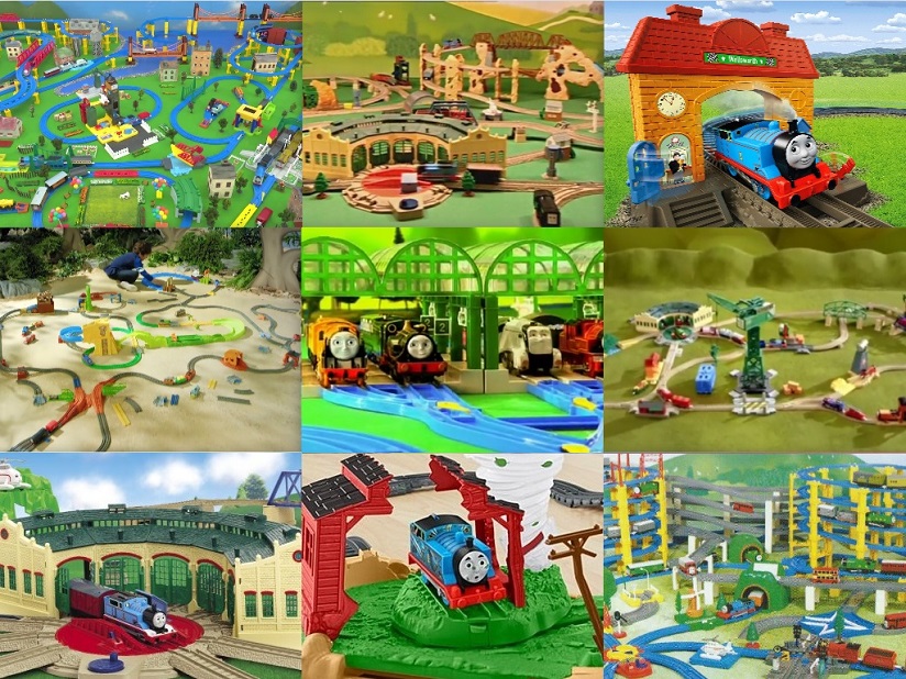 talking thomas and percy train set