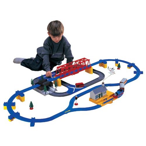 tomy thomas the train blue track layout