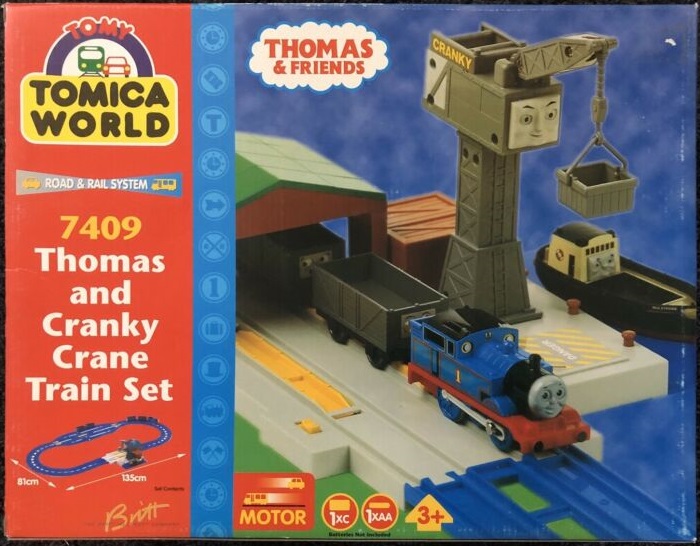 thomas train set with cranky