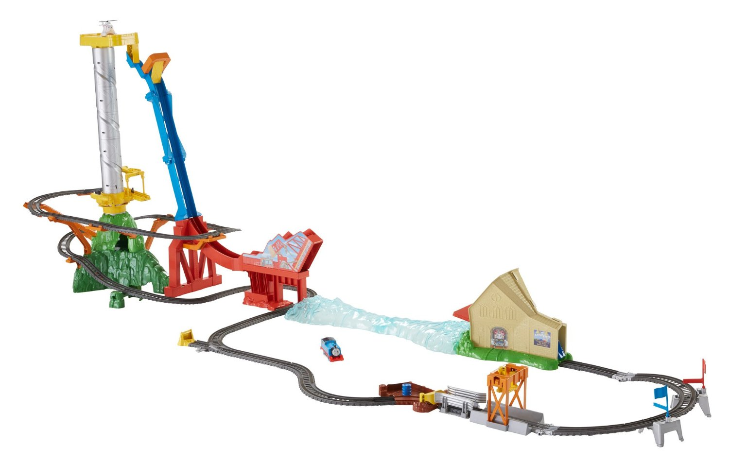 thomas train sky high bridge jump