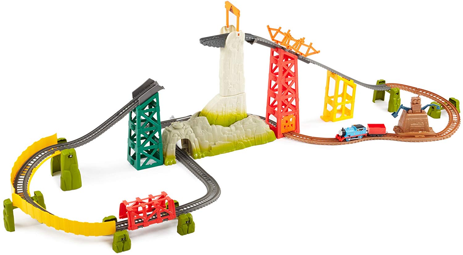 wooden animal train set