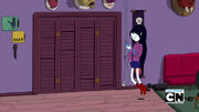 Uma imagem do quarto de Marceline