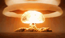 Resultado de imagem para bomba atomica gif