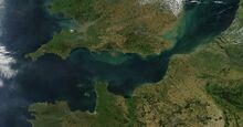 Satellite Image of the English Channel