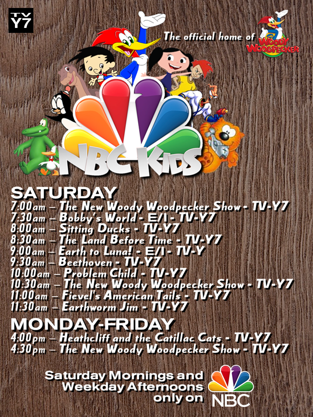 Image NBC Kids rebrand lineup.png TV Database Wiki FANDOM powered