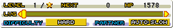 Level and difficulty selector