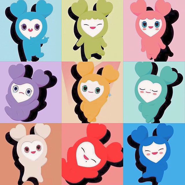 twice plush dolls