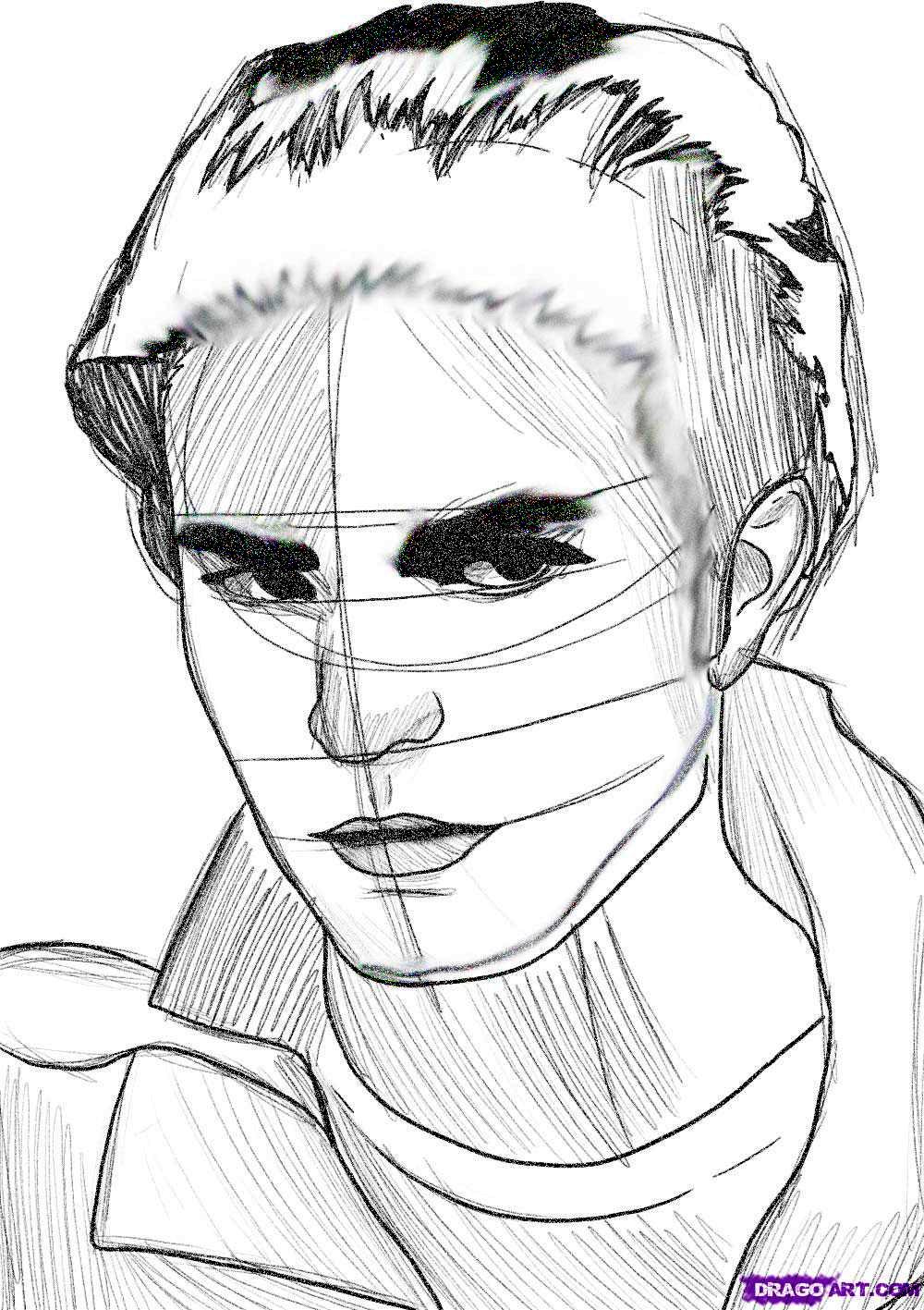 How To Draw Edward Cullen