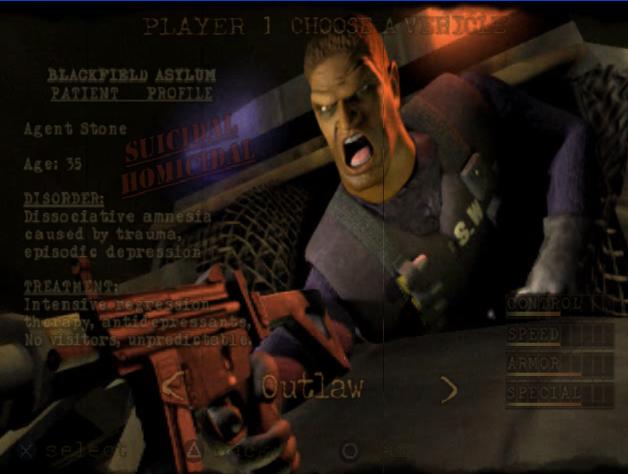 As Seen On TV! - Twisted Metal: Black Hard Mode as the original John Doe aka Roadkill