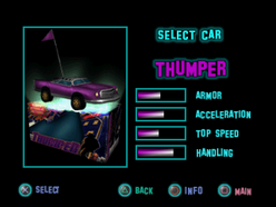 Twisted Metal - Small Brawl - Thumper carsel
