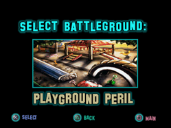 Twisted Metal - Small Brawl - Playground Peril lvlsel