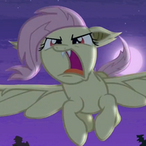 Fluttershy as a Vampire Bat
